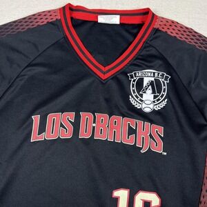 Arizona Diamondbacks Shirt‎ Mens XL Black Red Los Dbacks 16 Jersey